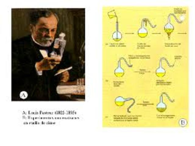 Luis Pasteur y la generación espontanea.