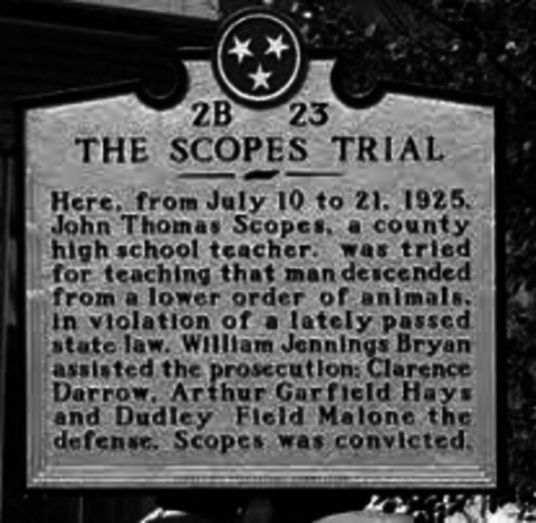 John Scopes Trial Begins