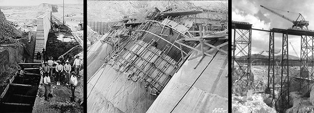 Hoover-Construction od the Hoover Dam begins