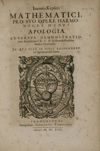 Kepler publica un libro con sus leyes sobre los movimientos planetarios