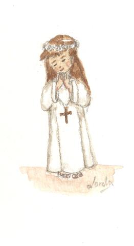 hice mi primera comunión.