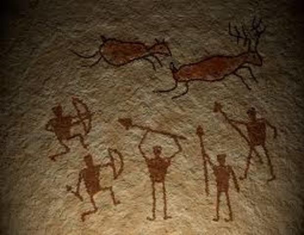 40,000 ish B.C. - First Cave Paintings
