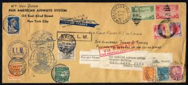 900 B C First "mail" service - used by china