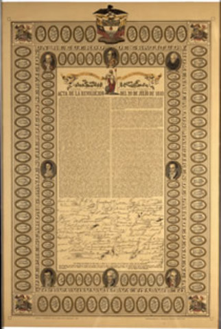 Acta de revolución del 20 de julio