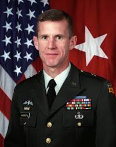 General Stanley A. McChystal Removed