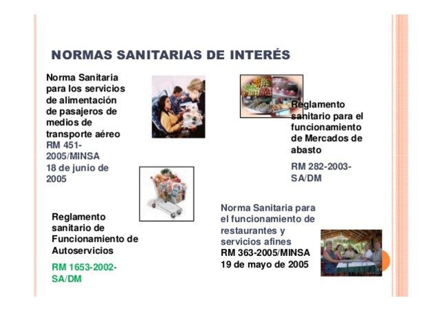 APROBACION NORMAS SANITARIAS