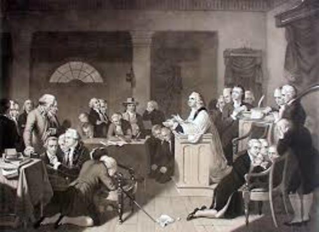 1st continental congress meets.