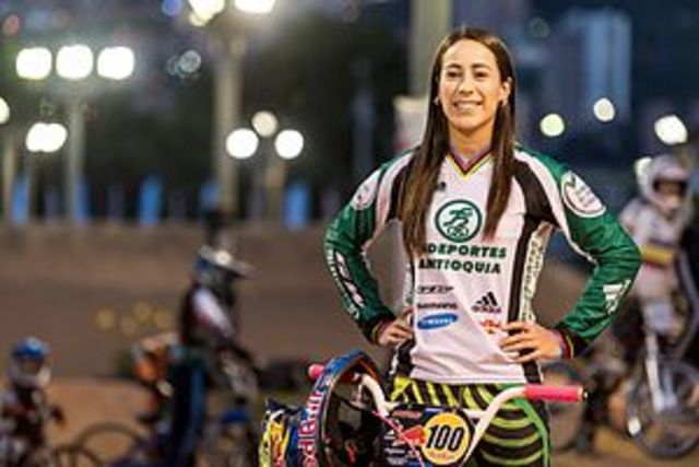 She obtained the world title in the category Junior feminine in the frame of BMX's World Championship UCI