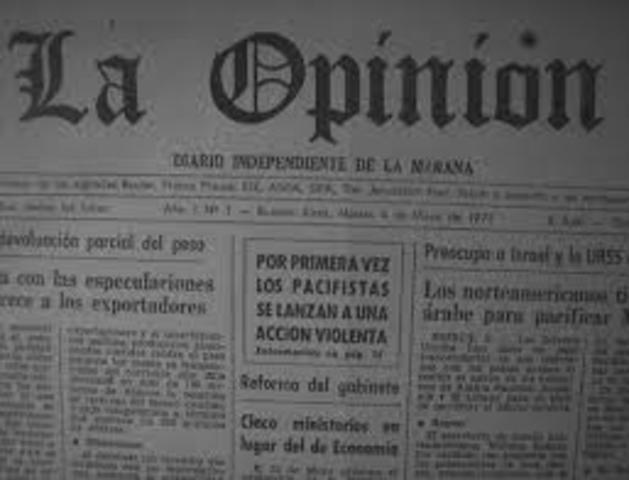 Pol. Detencion a miembros de "La Opinion"