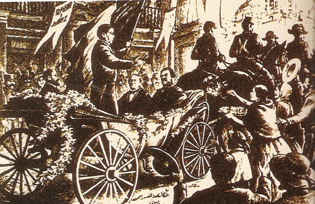 Benito Juarez toma la iudad de México y pone fin a la Guerra de Reforma contra conservadores.