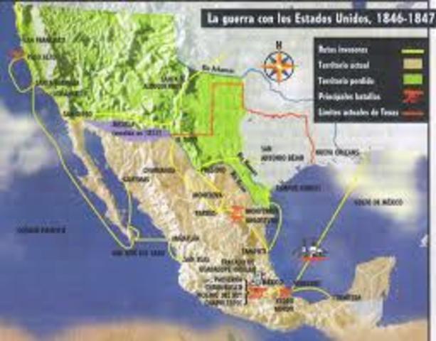 México: guerra contra EE.UU.