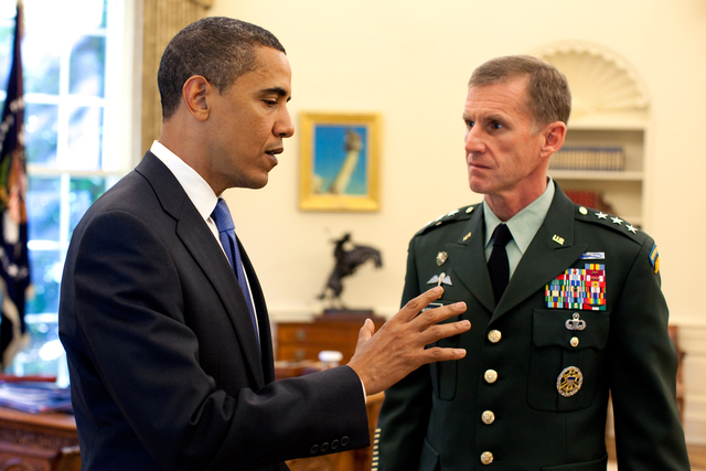 President Obama removes Gen. McChrystal