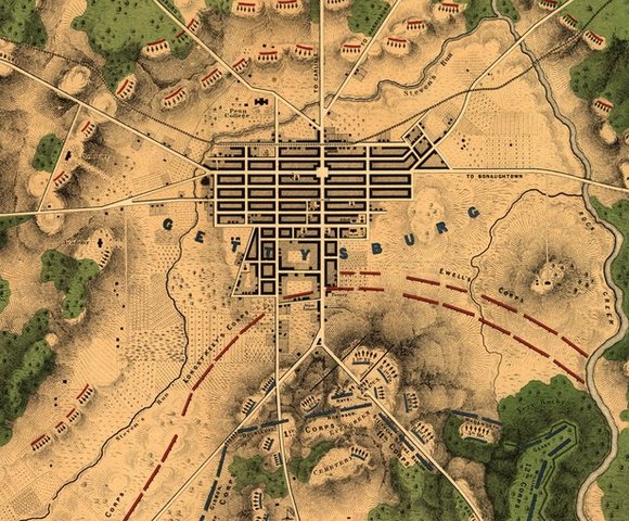 Batalla de Gettysburgh.