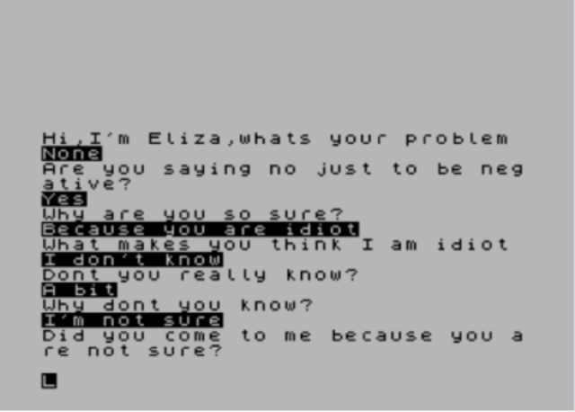 1966: Se crea ELIZA,