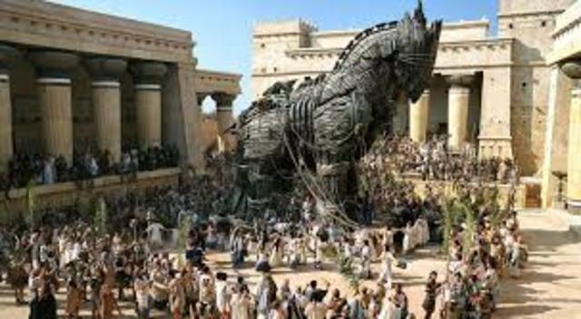 greeks invades the city Troyans