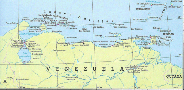 Islas y Costa Venezolana