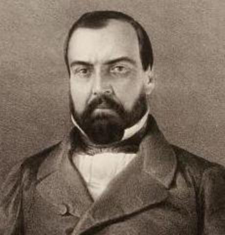 Ignacio Comonfort as internal president, Santa Anna exiled.