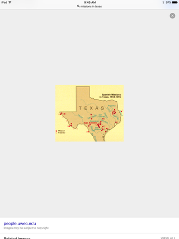 Missions in Texas
