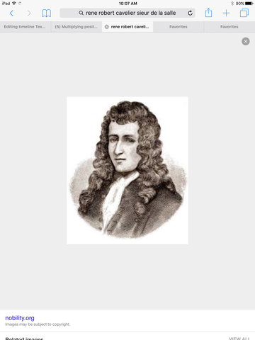 Rene Robert Cavelier Sieur de La Salle