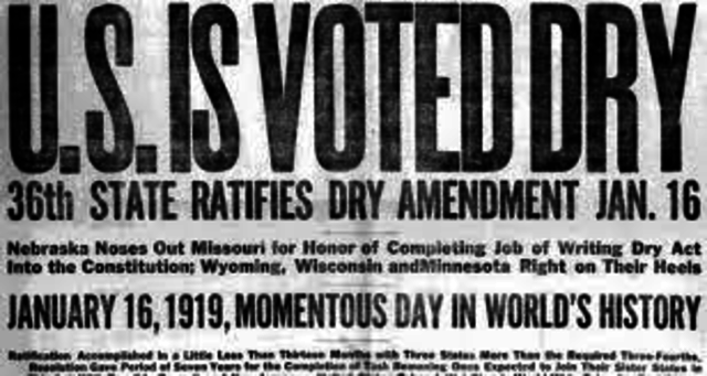 the 18th Amendment
