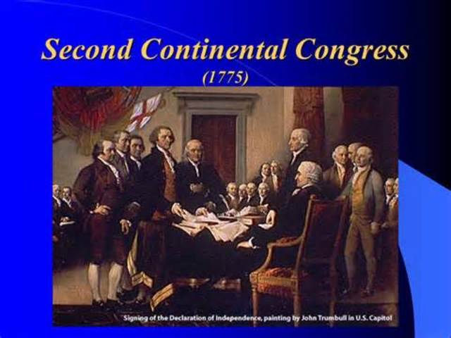 THe Second Continental Congress