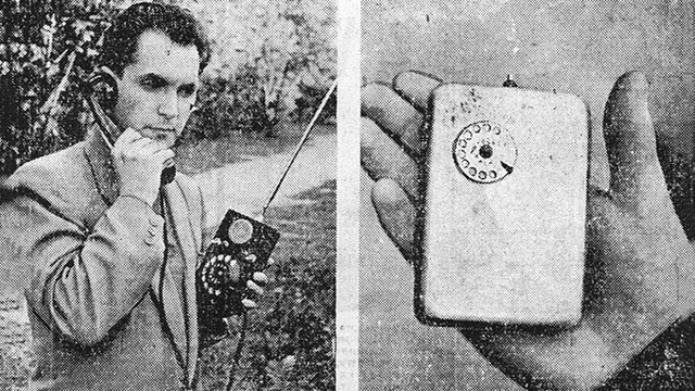 Modelos experimentales de teléfonos móviles portátiles por la URSS