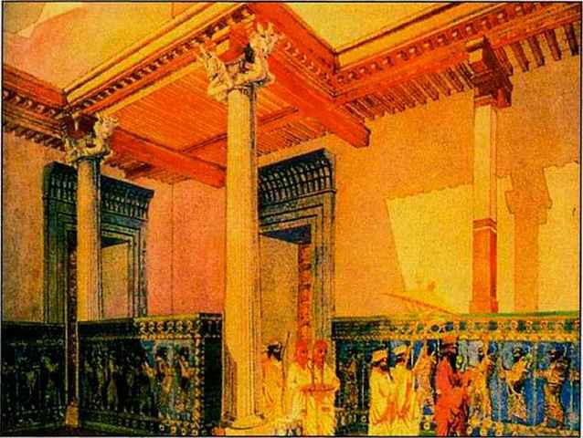 Begining of building in Susa