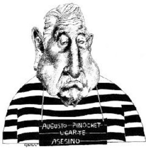 Pinochet es detenido en Londres