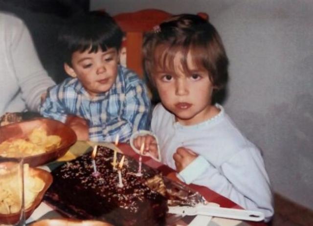 El primer cumpleaños con mis amigos.