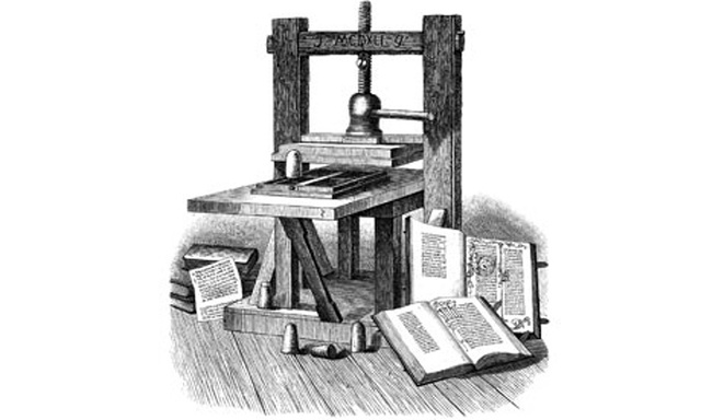 The First Book is Printed