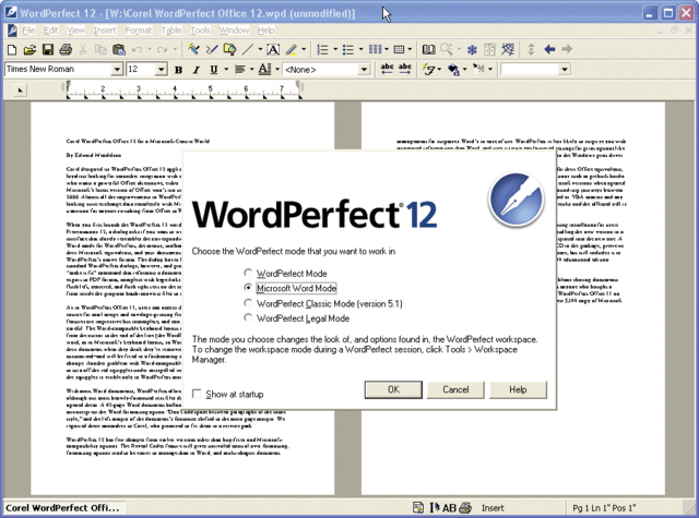 Se crea WordPerfect