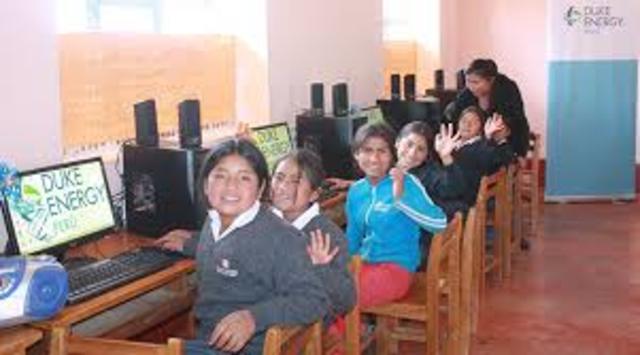 Se continuó modernizando el aula