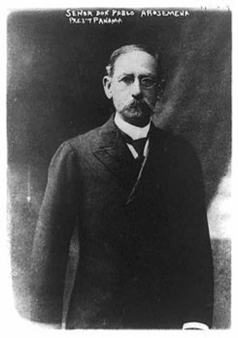 5 - Pablo Arosemena Alba (5 de octubre de 1910 - 1 de octubre de 1912)