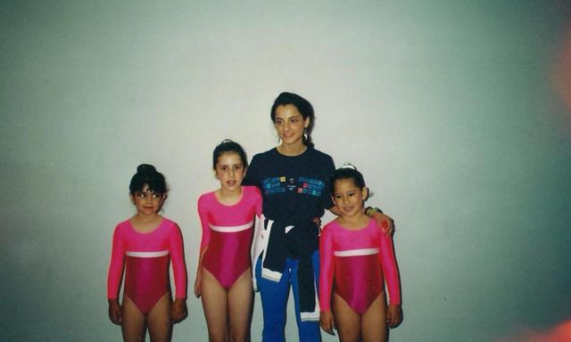 hice una exhibición de Ginasia ritmica