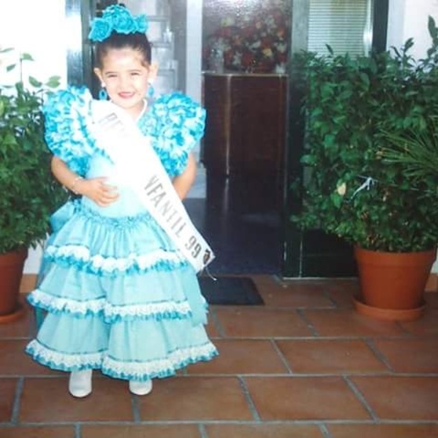 reina infantil de las fiestas patronales.