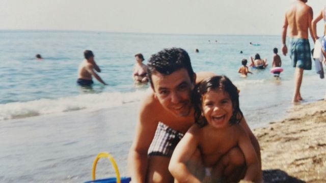 El primer día que pisé la playa.