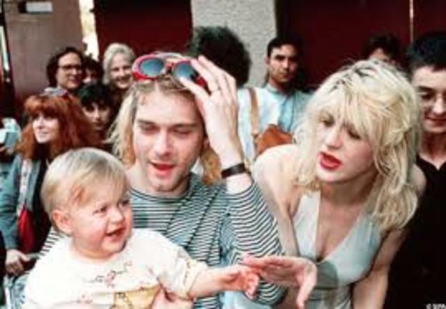 Frances Cobain was born