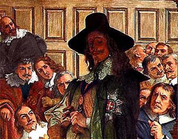 Charles I invaded the Parliament