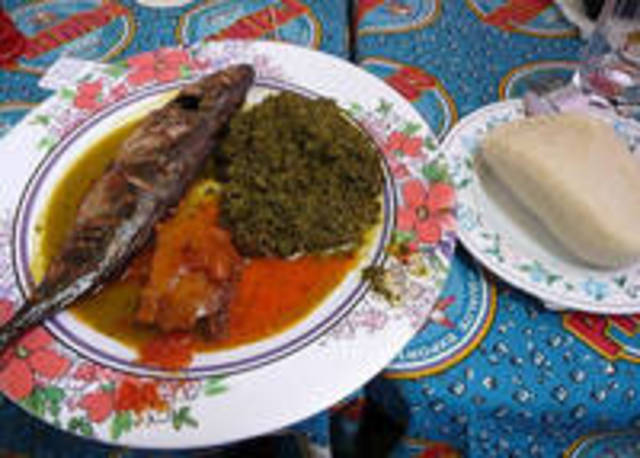 Most common food in the Congo