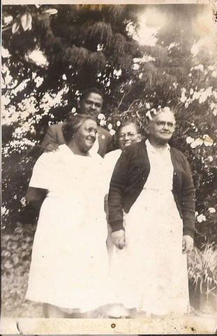 Donald's family on his wedding day