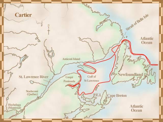 Le premier voyage de Jacques Cartier