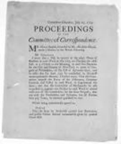 Committees of Correspondance