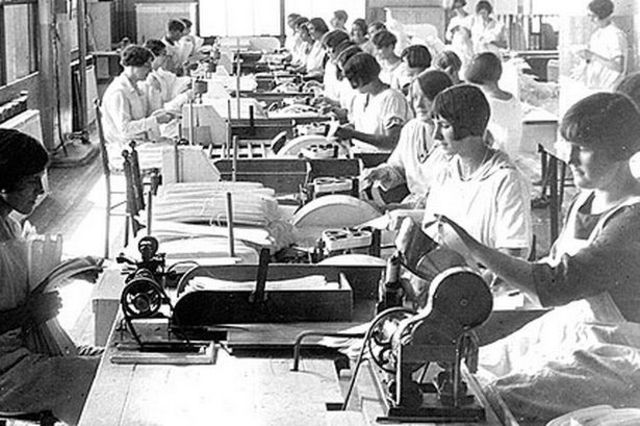 Women worked in factories and got jobs