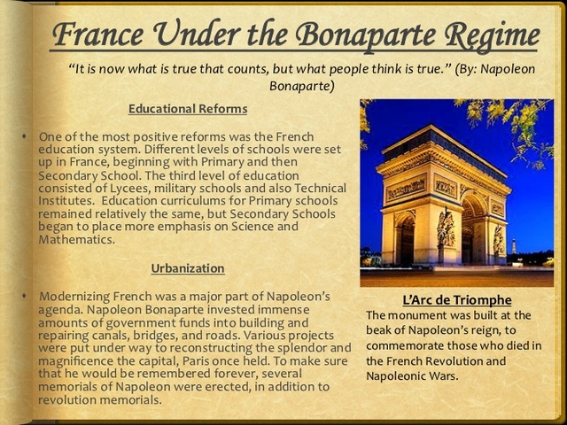 Napoleon Resteuctures France Education