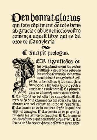 Llibre de l'orde de cavalleria