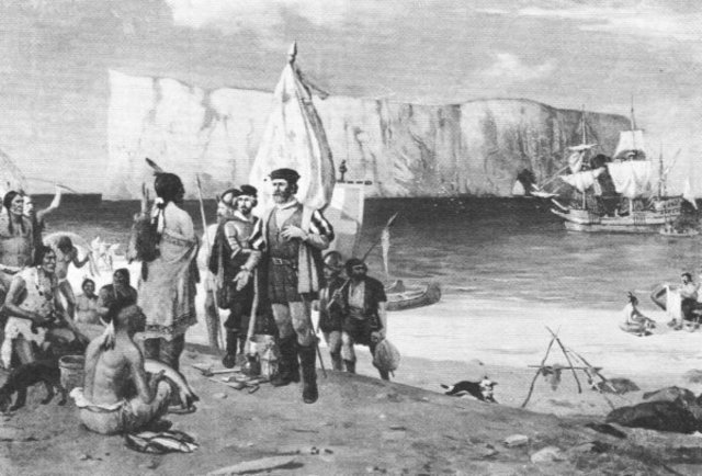 Jacques Cartier sailed up the St. Lawrence River