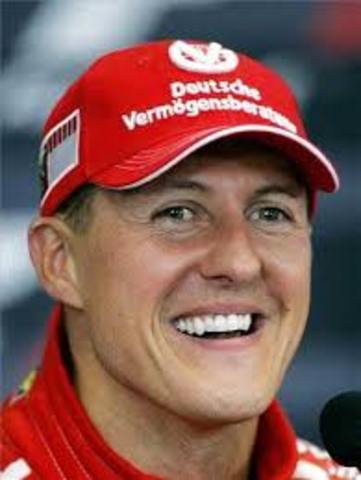 Michael Schumacher, piloto alemán de Fórmula 1, nace