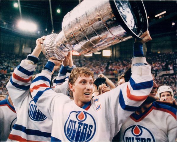 The Edmonton Oilers win The Stanley Cup