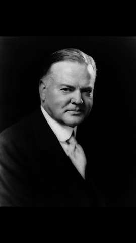 Herbert Hoover elected president