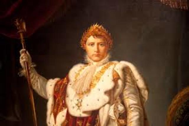 Napoleon declares himself emperor